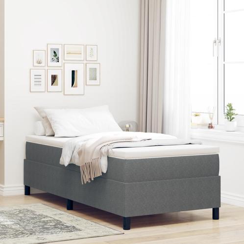 vidaXL Ligbed Lichtgrijs Eenpersoons Corduroy Stof, Huis en Inrichting, Slaapkamer | Bedden, Nieuw, Verzenden