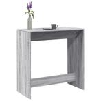 vidaXL Bartafel 102x50x103,5 cm bewerkt hout grijs sonoma, Huis en Inrichting, Tafels | Eettafels, Verzenden, Nieuw
