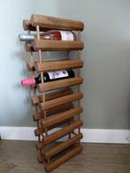 Wijnrek - Teak - Handgemaakt wijnrek, Antiek en Kunst
