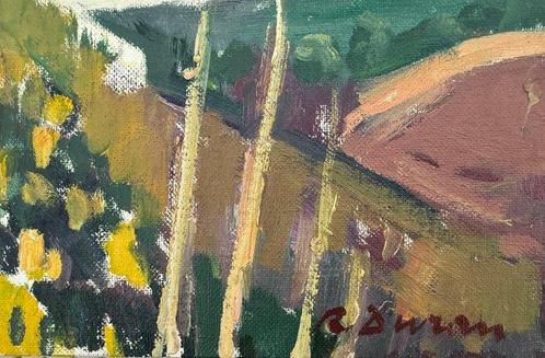 Rafael Duran Benet (1931–2015) - Pueblo Mediterráneo España, Antiek en Kunst, Kunst | Schilderijen | Klassiek