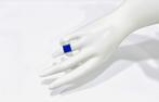 Zonder minimumprijs - Ring Zilver Lapis lazuli, Nieuw