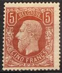 België 1869 - Leopold II 5 frank OBP 37 bruinrood - OBP 37