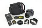 Nikon D3200 + AF-s 18-55mm VR + cameratas Digitale reflex, Nieuw