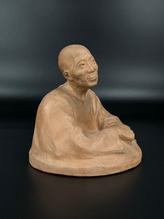 Chinese man - Terracotta - Frankrijk, Antiek en Kunst, Antiek | Overige Antiek