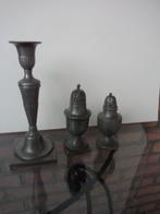 Tin gieter - Cruche (3) - peperstrooiers - Laiton, Étain -, Antiek en Kunst