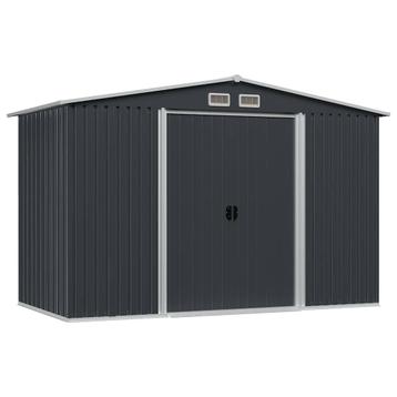 vidaXL Tuinberging 257x205x178 cm staal antraciet, Tuin en Terras, Verzenden, Nieuw