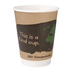 Composteerbare dubbelwandige koffiebekers 35,5cl | 500, Verzenden, Nieuw in verpakking