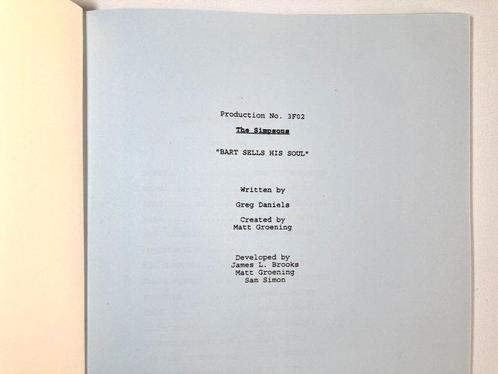 The Simpsons Productiescript - The Simpsons - EP04/SAISON7, Cd's en Dvd's, Dvd's | Tekenfilms en Animatie