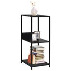 vidaXL Boekenkast 33,5x39,6x79,7 cm bewerkt hout zwart, Verzenden, Nieuw