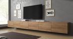 TV-Meubel Eiken - Hangend of staand - 300x32x43 cm tv kast, Huis en Inrichting, Kasten |Televisiemeubels, Nieuw, Overige materialen