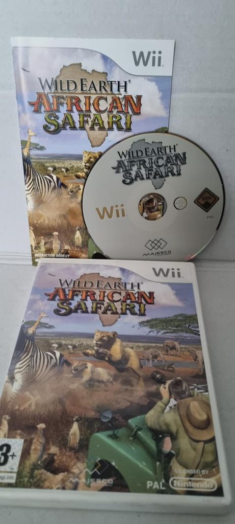 Wild Earth African Safari Nintendo Wii, Consoles de jeu & Jeux vidéo, Jeux | Nintendo Wii, Enlèvement ou Envoi