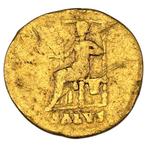 Romeinse Rijk. Nero (54-68 n.Chr.). Aureus - Salvs, Postzegels en Munten