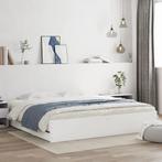 vidaXL Bedframe met lades bewerkt hout wit 180x200 cm, Huis en Inrichting, Slaapkamer | Bedden, Verzenden, Nieuw