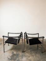 Cassina - Le Corbusier - Fauteuil (2) - LC1 - Cuir, Chrome