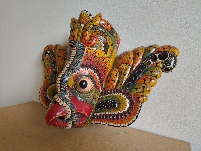 Gurulu Raksha of Vogelduivel - Hout - Sri Lanka - Eind 20e, Antiek en Kunst, Kunst | Niet-Westerse kunst