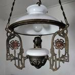 Kroonluchter - Hanglamp - 110 cm - Glas, Porselein, Koper