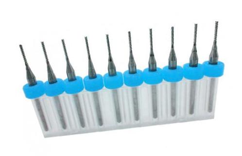Set van 10 micro freesjes in een doosje (1.00 mm), Doe-het-zelf en Bouw, Gereedschap | Overige machines, Nieuw, Verzenden