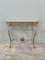 Wandtafel - Grote bronzen console met twee poten. - Brons,