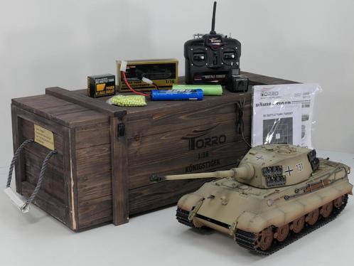 Schaal 1:16 Torro 3888-1 Koningstiger RC overcompleet #6765, Hobby en Vrije tijd, Modelbouw | Auto's en Voertuigen, Overige typen