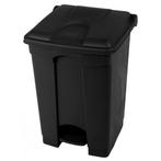 Pedaalemmer | Kunststof (Zwart) | 45L | Klapdeksel |, Verzenden, Nieuw in verpakking