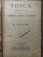 Giacomo Puccini - Tosca – First Edition – Primo libretto, Antiquités & Art