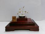 De pruimenboom van Sterling zilver. #26g/ 0,92.BONSAI BOOM., Antiek en Kunst