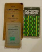 Afrique - Congo belge; 3 kaarten van Belgisch Congo:, Boeken, Nieuw