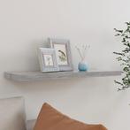 vidaXL Wandschap zwevend 80x23,5x3,8 cm MDF betongrijs, Huis en Inrichting, Kasten | Wandmeubels, Verzenden, Nieuw
