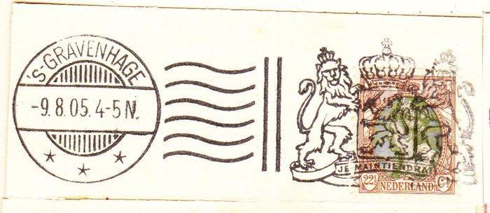 Nederland 1905 - Zeer zeldzame Proefstempel collectie van, Postzegels en Munten, Postzegels | Nederland