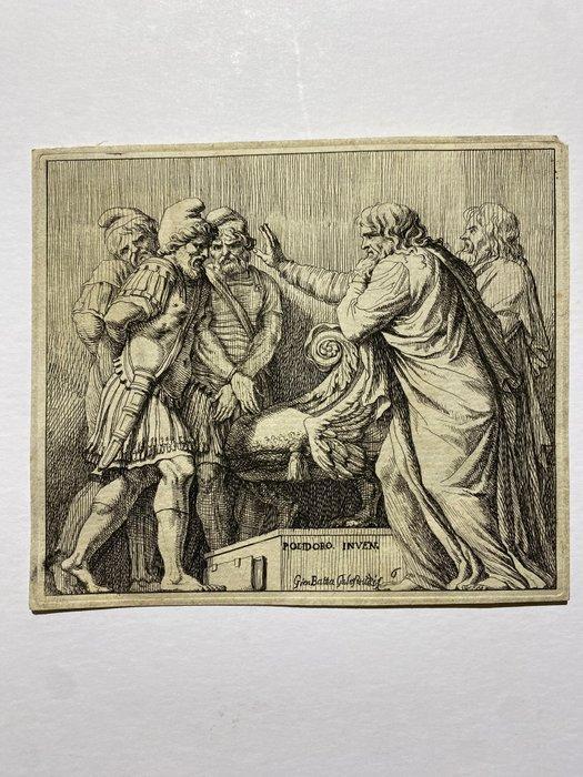 P.da Caravaggio (1490-1543), after, Galestruzzi Battista, Antiek en Kunst, Antiek | Overige Antiek