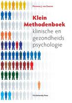 Klein methodenboek klinische en gezondheidspsychologie, [{:name=>'F.J. van Zuuren', :role=>'A01'}], Zo goed als nieuw, Verzenden
