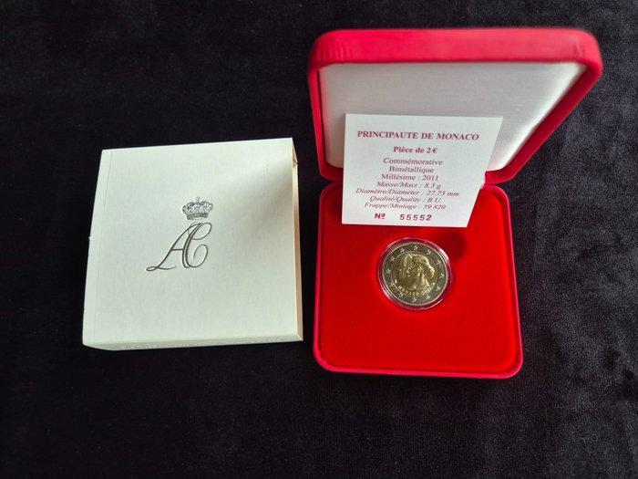 Monaco. 2 Euro 2011 Mariage Princier (Zonder Minimumprijs), Postzegels en Munten, Munten | Europa | Euromunten