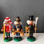 Kerstdecoratie (3) - Vintage rookmannetjesfiguren - Hout, Diversen, Kerst, Nieuw