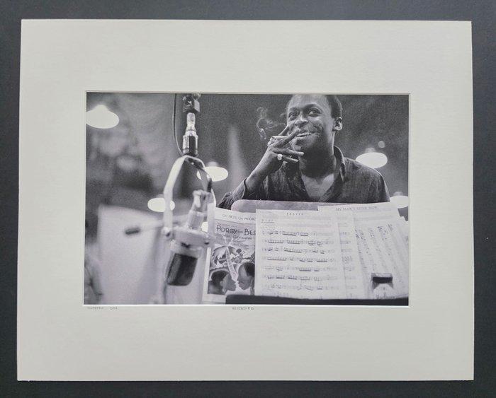 Don Hunstein (1928-2017) - Recording- Miles Davis à, Antiquités & Art, Art | Objets design