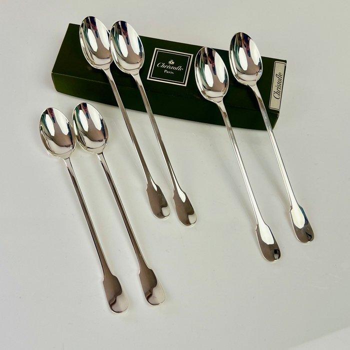 Christofle - Bestekset (7) - Cluny - IJs- en, Antiquités & Art, Antiquités | Meubles | Tables