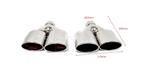 R Look Uitlaat Sierstuk set voor Volkswagen Golf 7, Ophalen of Verzenden