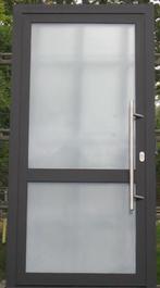 aluminium buitendeur , voordeur , deur 105 x 210 zwart 9005, Doe-het-zelf en Bouw, 100 tot 120 cm, Nieuw, Ophalen of Verzenden