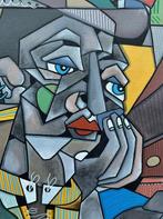 Aket Kubic (1989) - Lenracinement du large, 2025, Antiek en Kunst, Kunst | Schilderijen | Modern