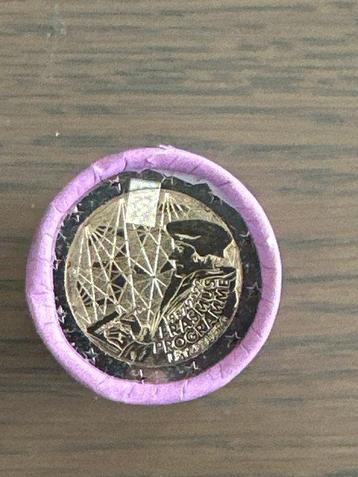 Luxembourg. 2 Euro 2022 Erasmus (25 coins) in roll  (Sans