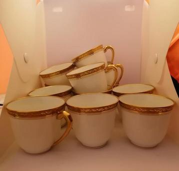 Limoges - Service à thé et café (24) - Porcelaine beschikbaar voor biedingen