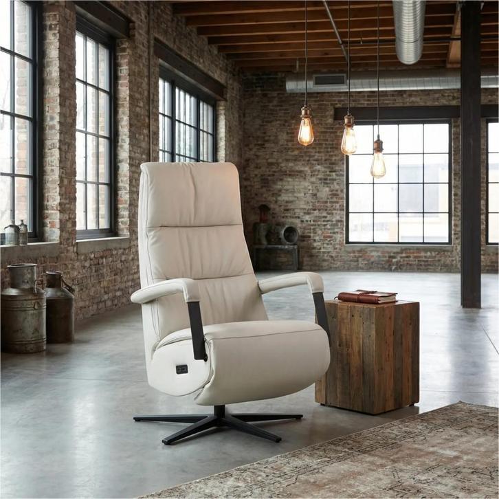 Leren relaxfauteuil met hartbalans Core, Huis en Inrichting, Fauteuils, 50 tot 75 cm, 75 tot 100 cm, Nieuw, Leer, Ophalen of Verzenden