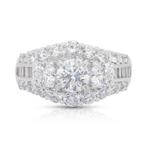 Ring - 18 karaat Witgoud -  3.11ct. tw. Diamant (Natuurlijk), Handtassen en Accessoires, Ringen, Nieuw