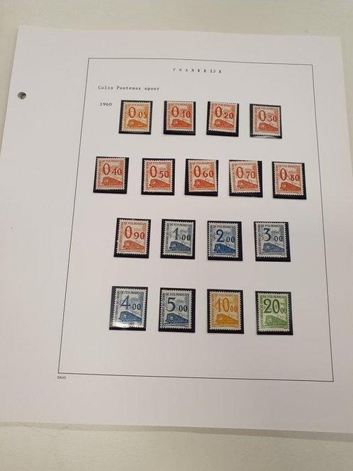 France 1901/1960 - Collection de timbres de chemin de fer et, Postzegels en Munten, Postzegels | Europa | Frankrijk