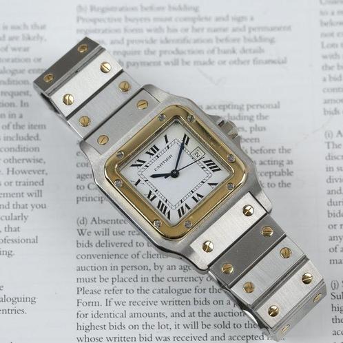 Cartier - Santos Carree - 2961 - Heren - 1980-1989, Handtassen en Accessoires, Horloges | Heren