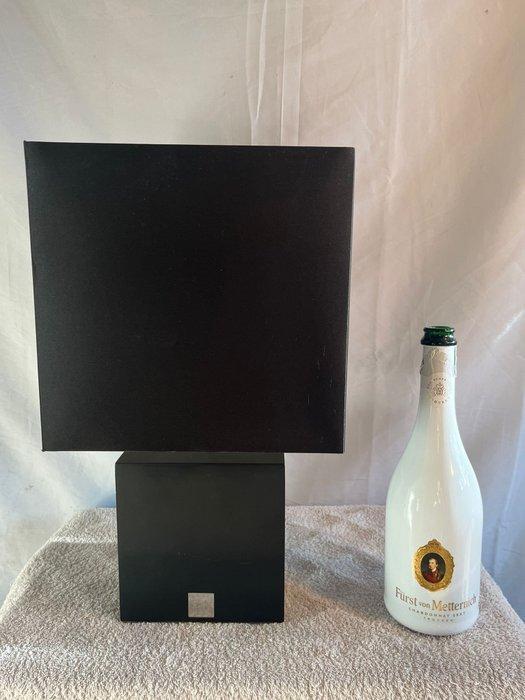 Jan des Bouvrie - Lampe de table - Cube - Bois, Chrome,, Antiquités & Art, Antiquités | Meubles | Chaises & Canapés