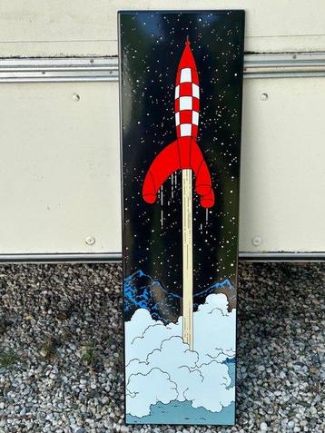 Tintin - Enamelled plate - Plaque émaillée Les Émaillerie beschikbaar voor biedingen
