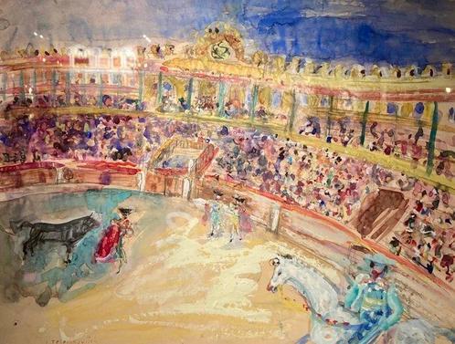 Constantin Terechkovitch (1902-1978) - La Corrida, Antiquités & Art, Art | Peinture | Classique