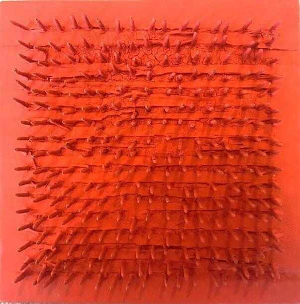 Bernard Aubertin (1934-2015) - Tablea clous., Antiek en Kunst, Kunst | Schilderijen | Modern