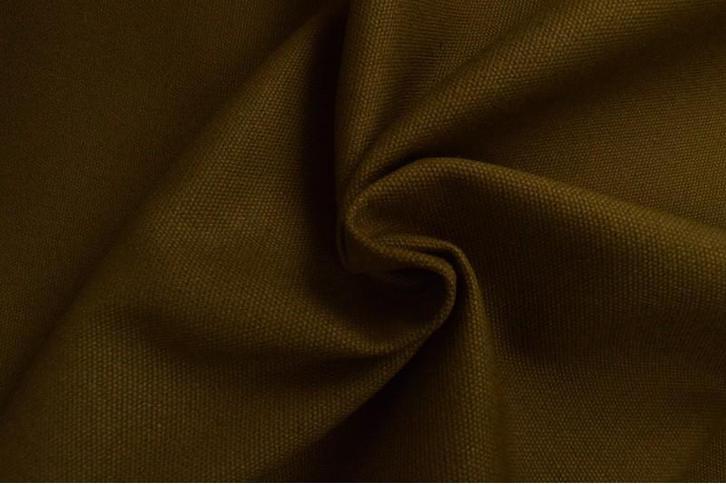 10 meter canvas stof - Bruin - Katoenen stof, Hobby en Vrije tijd, Stoffen en Lappen, 120 cm of meer, 200 cm of meer, Bruin, Nieuw