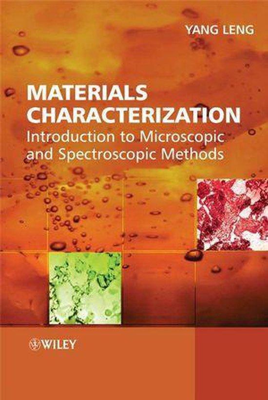 Materials Characterization 9780470822982 Yang Leng, Livres, Langue | Anglais, Envoi